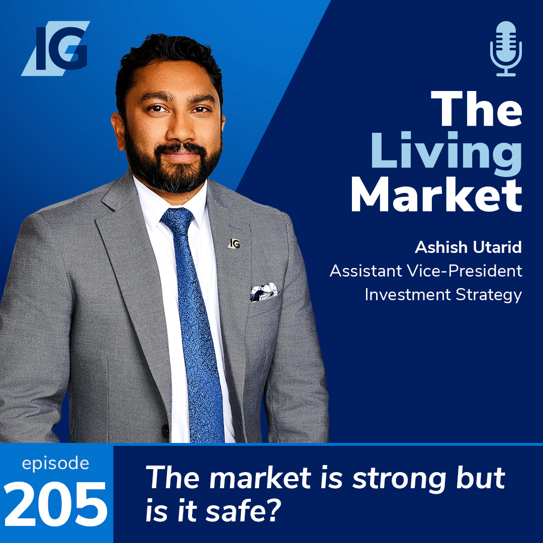 BazBull's tweet photo. In case you missed it: Ashish discusses why this market is strong but priced for perfection, and what investors should keep in mind from here. Listen now: https://t.co/0wpZJdN5nv 
Subscribe, rate and review now. #AshishUtarid #PhilipPetursson #IGWealthManagement #LivingMarket https://t.co/pTihi74OrH
