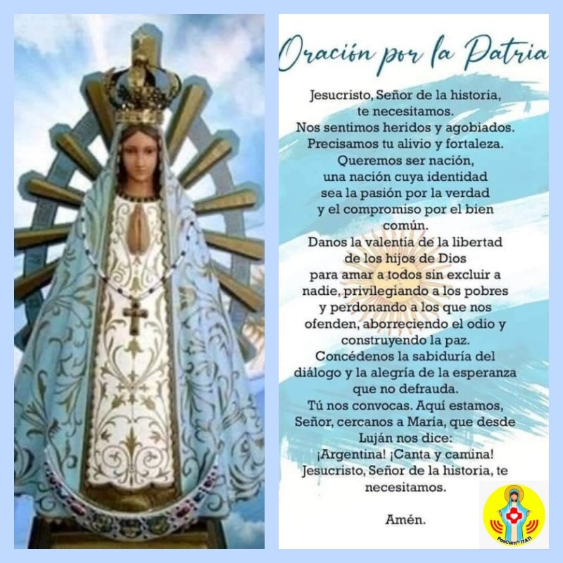 1Subjetividad's tweet photo. ¡Nuestra Señora de Luján, ruega por nosotros!

#parroquiaitati 
#dehonianos https://t.co/sWhjfWQ239