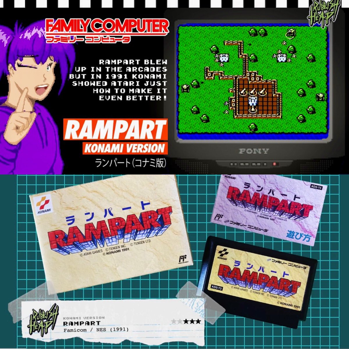 Daywalker73's tweet photo. Happy Friday my friends☺️ &amp; let’s start the weekend in the best possible way with the raddest content on YouTube: https://t.co/mxYrO012Yl
Have a watch, hit that like button &amp; subscribe 😎🤟🏻

#Gaming #YouTube #NES #Famicom #RetroGaming #Konami #Rampart #Japan  #LearnJapanese https://t.co/D76foyA8O2
