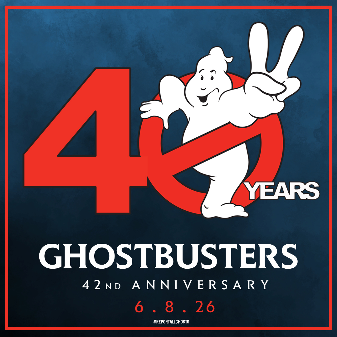 ReportAllGh0sts's tweet photo. ONE. MORE. MONTH. 👻

The Ghostbusters 42nd Anniversary is June 8th, 2026.

#ghostbusters #ghostbustersday #slimer #80smovies #retrovibes #spookyvibes #anniversary #gbday #danaykroyd #billmurray #erniehudson #paulrudd #finnwolfhard #mckennagrace #carriecoon #ghost #slime https://t.co/odkGYrfqIS