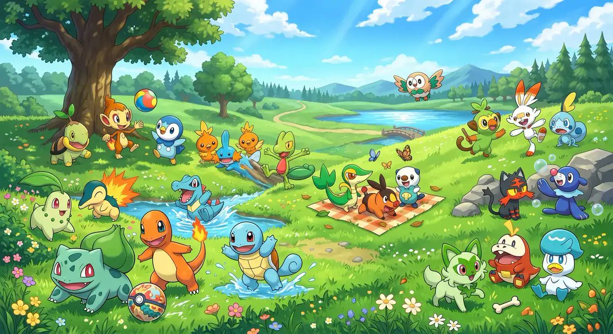Bills_Archive's tweet photo. 🚨 Series 2 artwork just revealed! 🚨 

The Pokémon 30th Anniversary First Partner Illustration Collections continue June 19th with Johto, Unova &amp; Galar starters! 🔥🍃💧

Check out our complete guide to all 3 series

https://t.co/NokFX1hmVx #PokemonTCG #Pokemon30 #FirstPartner https://t.co/GGpjobBqUh