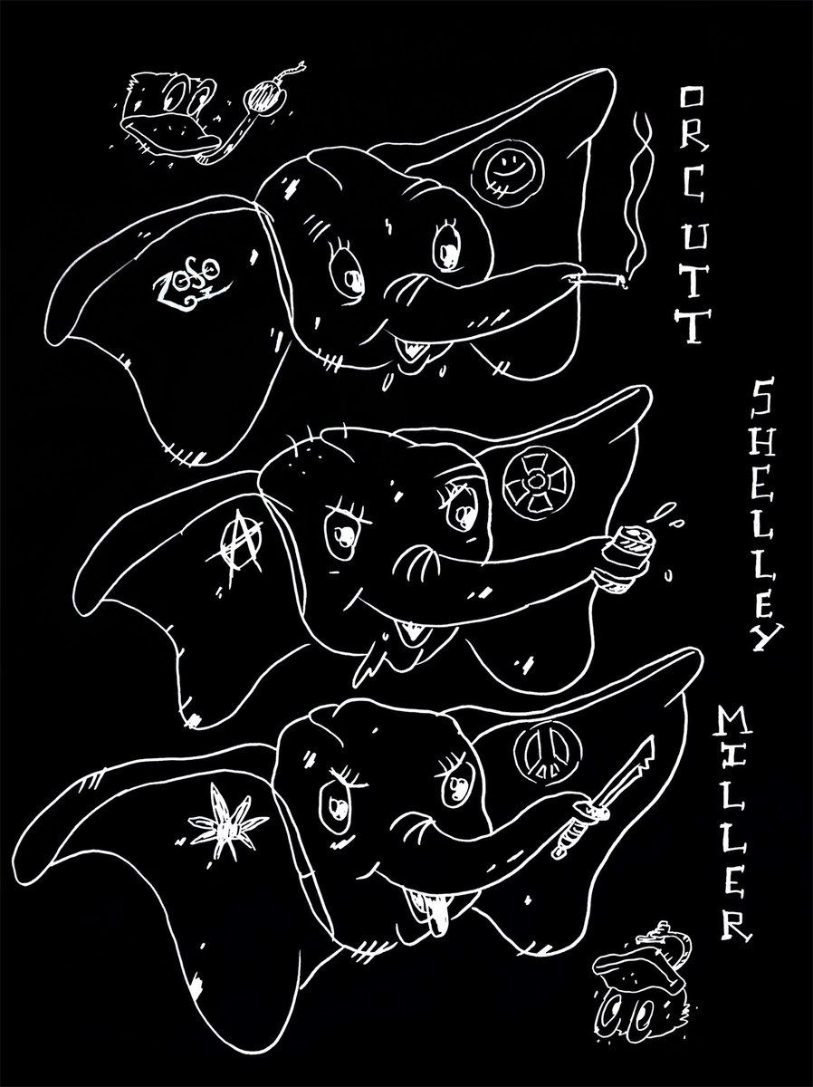 SilverCRecords's tweet photo. Orcutt Shelley Miller brought back a very limited stash of “Three Elephants” OSM T-shirts from Euro tour. They’re up on bandcamp. Prob last time avail for a good minute off the merch table. 🐘🐘🐘

Grip here: https://t.co/fr7EA24nVL https://t.co/dxcbnmX7bJ