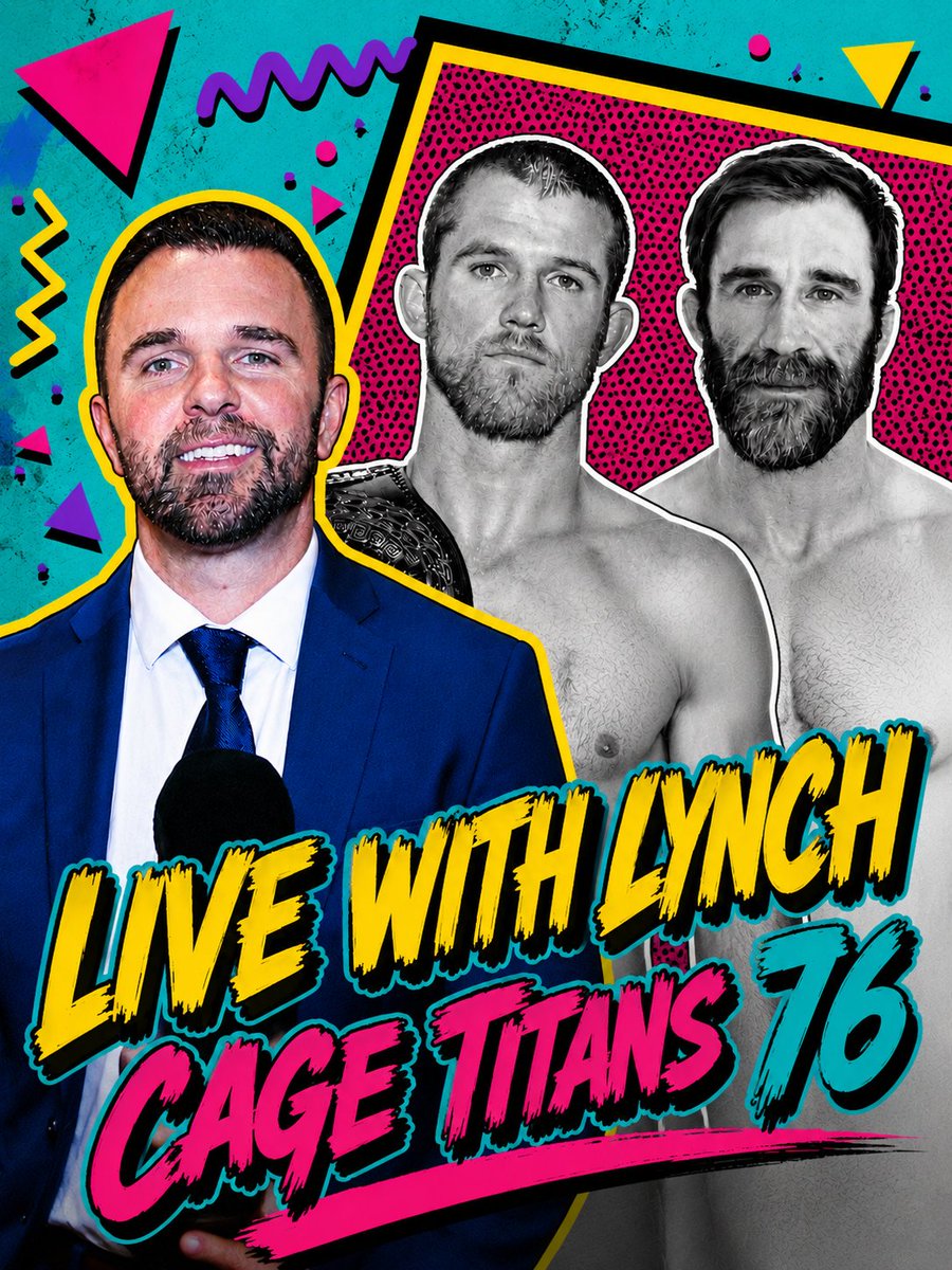 LynchOnSports's tweet photo. We're LIVE ๐ดfor #LiveWithLynch the #CageTitans76 post-fight weigh in show
I'll be chatting with fighters as they step off the scales and answering your questions in the chat
https://t.co/l7zC8xQwUm https://t.co/fKhU9mVzZn