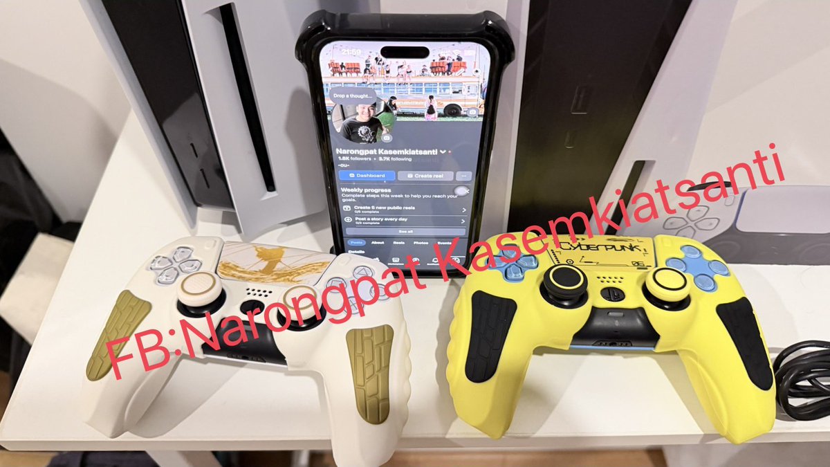 nnnrpp1's tweet photo. 📍ขายPS5 fat disc บอร์ด1218 (หมดประกันแล้ว) ราคา12,500บาท พร้อมกล่อง+อุปกรณ์ตามนี้ พอดีไม่ค่อยได้เล่นครับ📍
- จอยเสริมdualsenseอีก 1 จอย รวม 2 จอย แถมซิลิโคนจอยทั้ง2อัน พร้อมกล่อง
-ที่ชาร์จจอยแท้ 1 ชิ้น พร้อมกล่อง
*นัดรับกรุงเทพย่านพระราม3ได้ครับ*
#ส่งต่อPS5 #ps5มือ2 #PSมือสอง https://t.co/1iRwBcTZOi