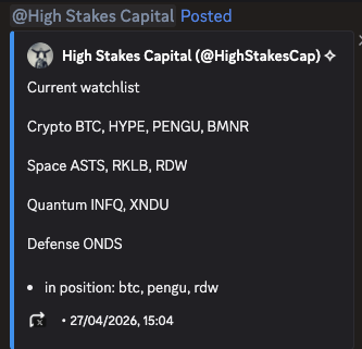 High Stakes Capital For Everyone tweet media