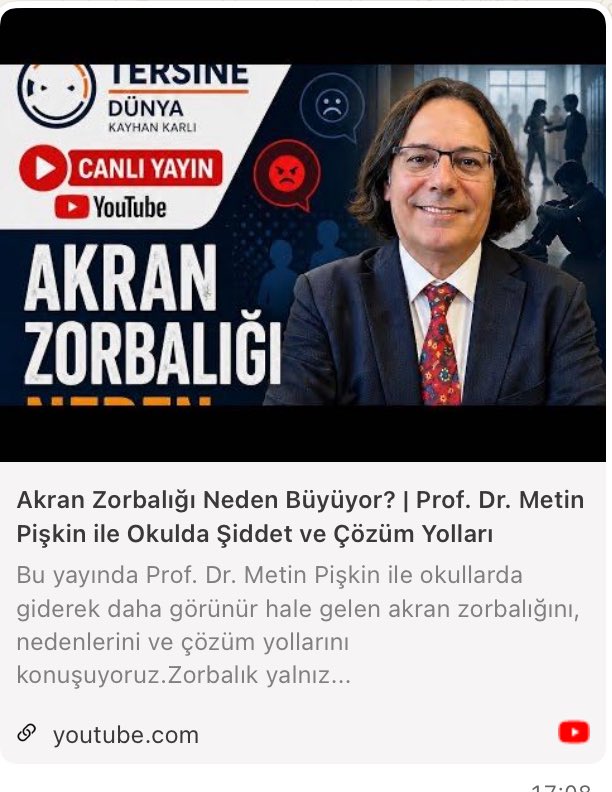 Prof. Dr. Metin Pişkin tweet media