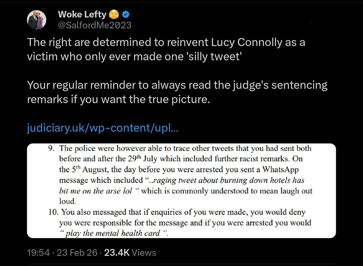 Discontented tweet media