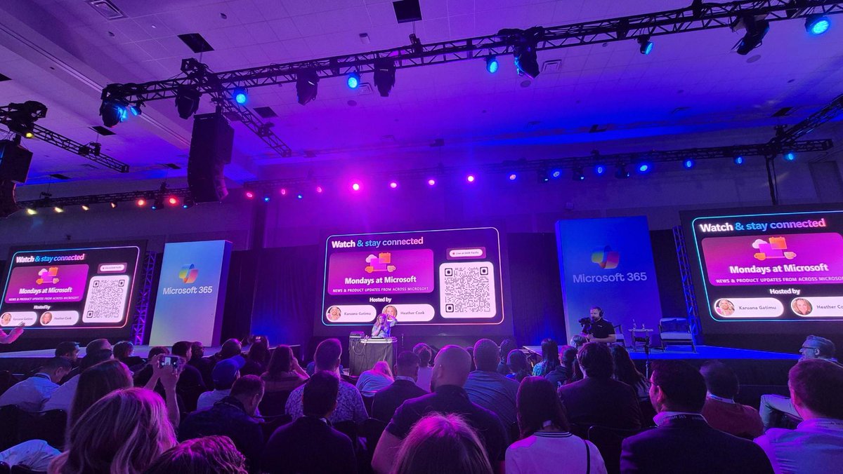 Netwoven's tweet photo. Packed room. Clear message from #M365Con2026: accelerate transformation securely at scale—with visibility, governance, and control built in.

As agentic AI becomes reality, end-to-end security across data, identity, and governance is no longer optional. It’s the foundation. https://t.co/d4uAJ4xPCa