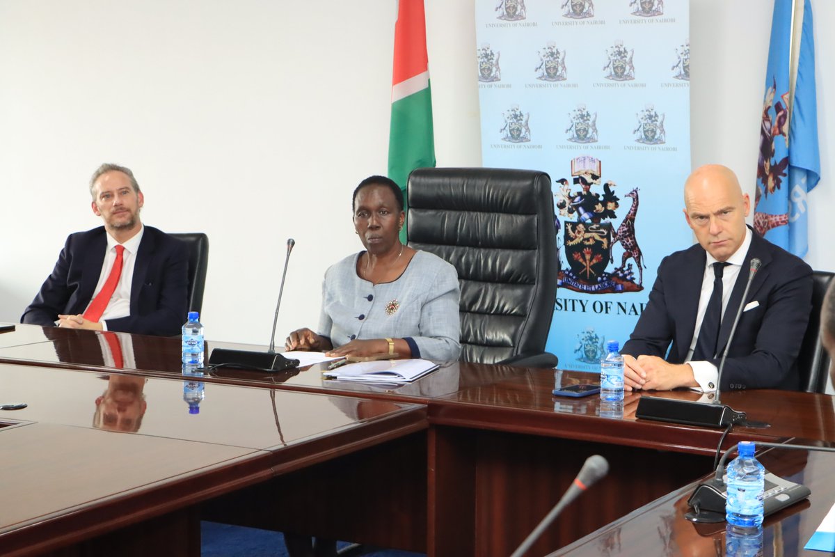 uonbi's tweet photo. The University of Nairobi today hosted the official signing ceremony of the Architectural Design Contract for the Engineering and Science Complex (ESC). 

The event was held at the University and witnessed by the University Chancellor, the French Ambassador to Kenya, the AFD Director, the Vice-Chancellor, and members of the University’s top management.

The contract was awarded to Design Scope Systems following a competitive and transparent procurement process that included an architectural design competition, technical evaluation, and structured negotiations in accordance with applicable professional and procurement standards.
