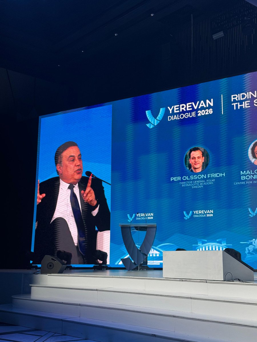 Mehdi_Jomaa's tweet photo. ๐ In an era of intensifying #greatpower competition, the rules-based international order is being tested like never before. For small and medium-sized states, this is not only a #strategicchallenge, but also a question of #resilience and #strongcohesion.
๐ฏ As #geopolitical tensions intensify, #nationalcohesion and regional solidarity are becoming essential #strategic assets.
At the same time, #economicpressures, #supplychain disruptions, #energyinsecurity, #inflation, and #technologicalcompetition are adding new layers of vulnerability for smaller states.
๐ Strengthening #institutionalcohesion, and #collectiveaction is now more critical than ever to preserving #stability, #security, and #sustainabledevelopment.
๐ A timely engaging discussion at @YerevanDialogue, bringing together #policymakers, #leaders,#strategicexperts and #scholars, to reflect on the future of #GlobalOrder.
#Geopolitics #InternationalRelations #GlobalOrder #Multilateralism #Diplomacy #SmallStates #GreatPowerCompetition #Leadership #GlobalConnectivity #GlobalGovernance #SustainableFuture #EconomicReforms #GreenTransition #EUPolitics #InternationalRelations #TechPolicy #AI #GeoStrategy
