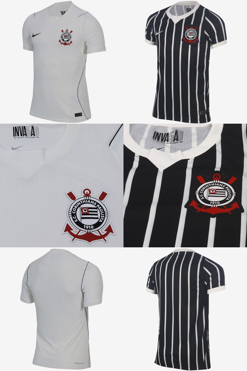 🇧🇷⚓️ @Corinthians hizo oficiales sus camisetas @nikefootball 2026 ...