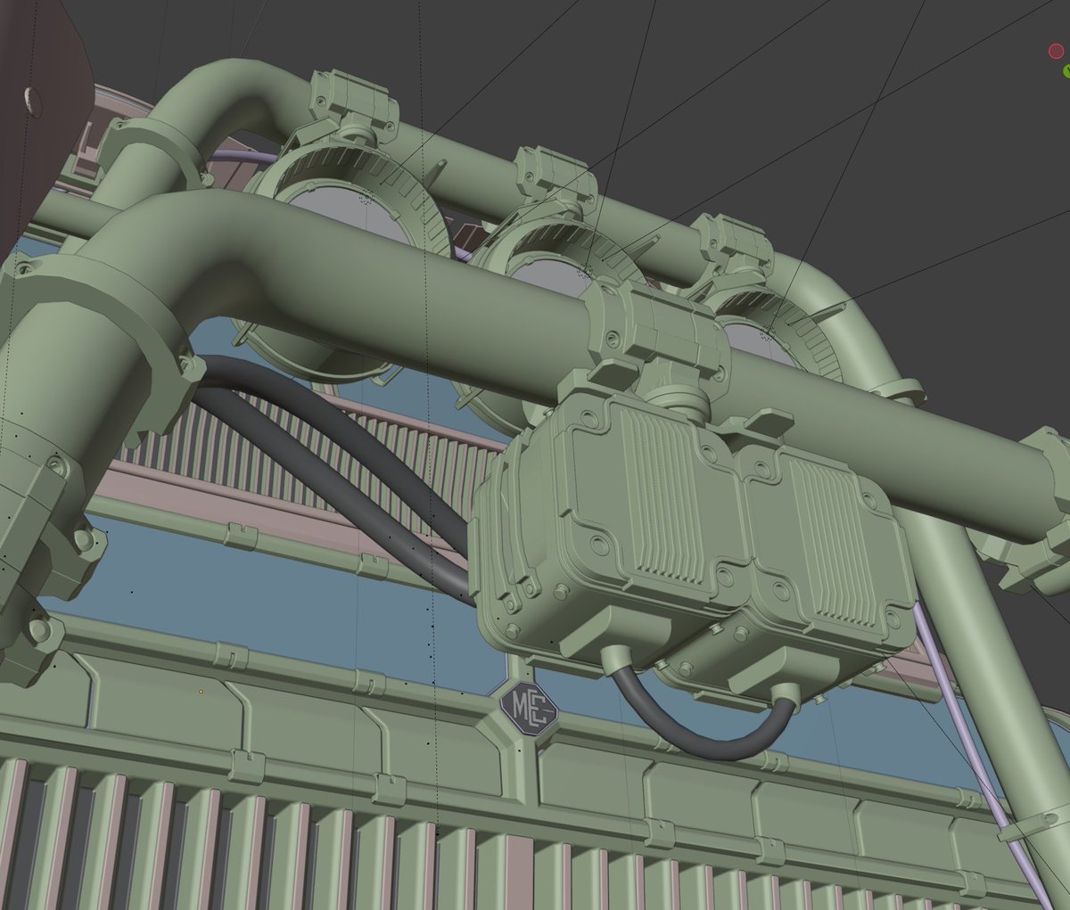 AKantemirov's tweet photo. Goodest of Mornings!  
What are you working on today?

#blender #3Dmodeling #hardsurface #hardsurfacemodeling #vehicledesign #3D https://t.co/hsmOPV3dTr
