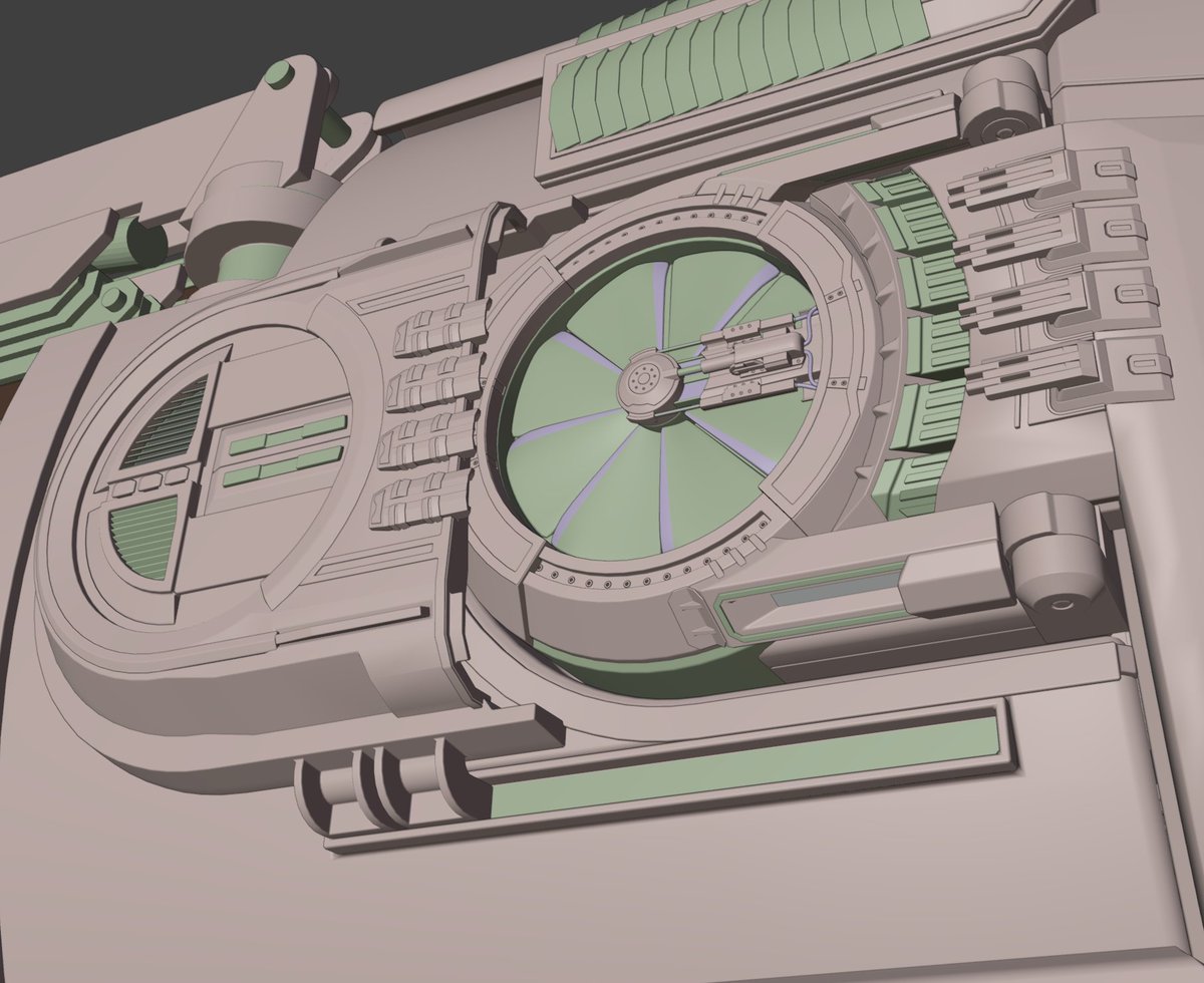 AKantemirov's tweet photo. Goodest of Mornings!  
What are you working on today?

#blender #3Dmodeling #hardsurface #hardsurfacemodeling #vehicledesign #3D https://t.co/hsmOPV3dTr