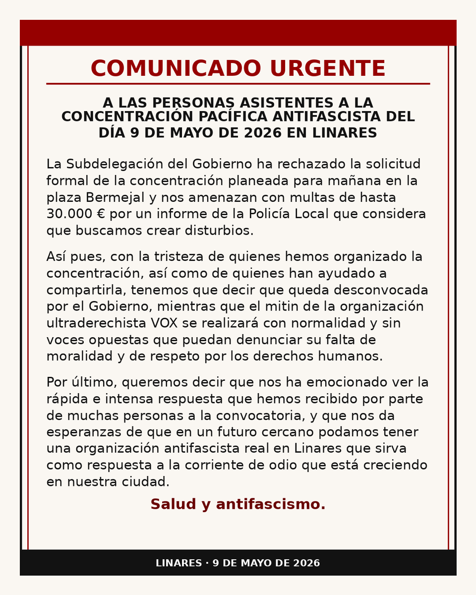 CNT Jaén tweet media