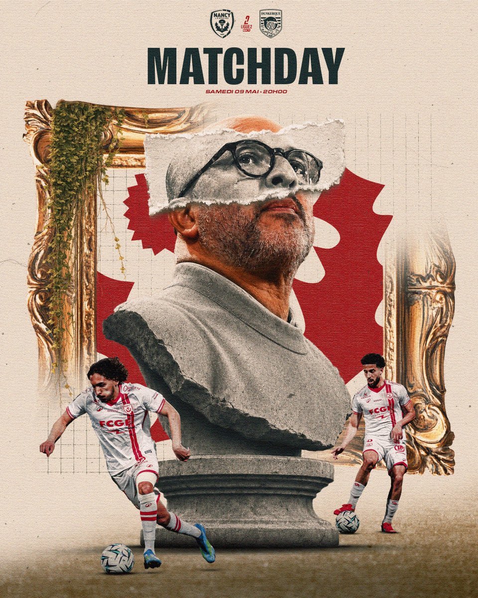 asnlofficiel's tweet photo. 🔴 JOUR DE MATCH ⚪️

🏆 34ème journée de Ligue 2 BKT
🆚 @usldunkerque 
🏟️ Stade Marcel Picot
⌚️ 20h00
📺 Bein Connect

#ASNLUSLD #Ligue2BKT https://t.co/oA4GFbaBma