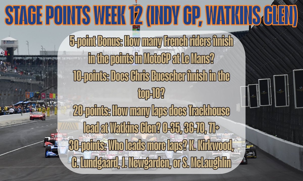 USportsNet's tweet photo. Racing in the month of May means Indianapolis and... Watkins Glen? https://t.co/RRjk573U20