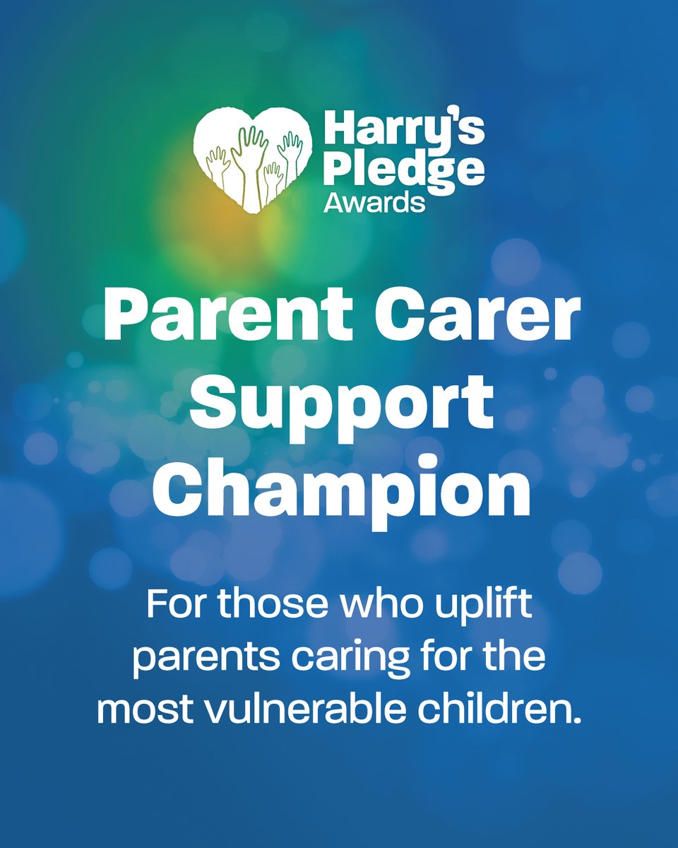 HarrysPledge's tweet photo. At the first Harry’s Pledge Awards, we’re honouring those who go above and beyond to support parents of seriously ill children with life-limiting conditions.

Could you be our Parent Carer Support Champion.

Find out more and share your story online: https://t.co/S6A0kxPuN0 https://t.co/id2K8Xd6n5