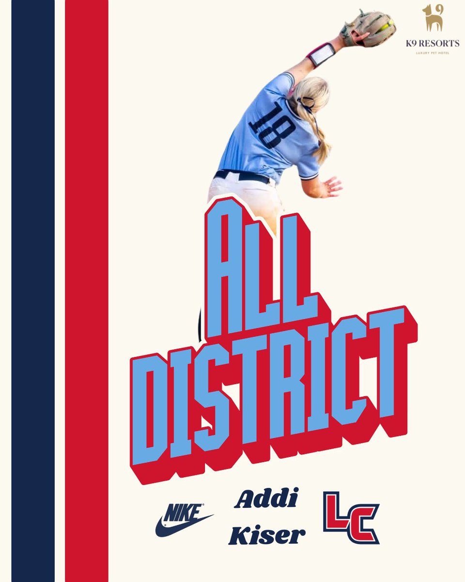 LibertyCreekSB's tweet photo. Congrats to Addi Kiser for being named to the District 9-AAA All District Team! https://t.co/yP0dtINAPs