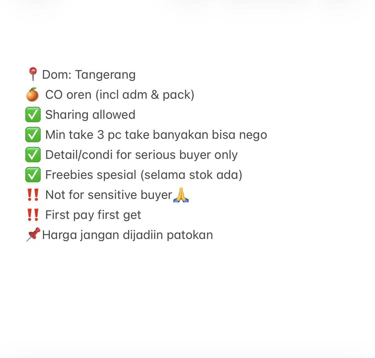 WTS photocard enhypen official ready ina
Want to sell photocard enhypen mostly aab sunoo

📍Dom: Tangerang
🍊 CO oren (incl adm &amp; pack) min take 3
✅ Sharing allowed 

Wts photocard enhypen jungwon heeseung jay jake sunghoon sunoo ni-ki 
#wts #wtsphotocard