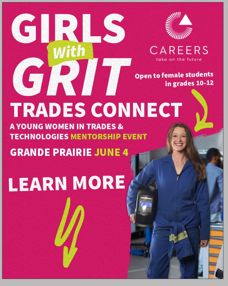 CAREERSNextGen's tweet photo. Thinking about a future in the trades? 🔧

Girls With Grit is a mentorship event for female students in Grades 10–12. Connect with women in the trades, ask questions, and explore your path.

✔️ Free to attend
📲 Pre-registration required: https://t.co/NtyVaenlXc https://t.co/2KFpzUZ5tY
