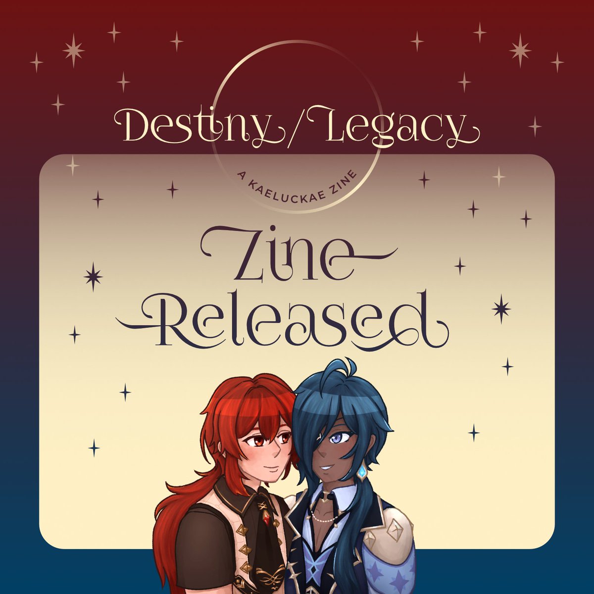 destinyklkzine's tweet photo. ✨ ZINE REVEAL ✨
The moment you've all been waiting for, and our 33 contributors have contributed nearly 300 pages of work for! Destiny/Legacy, a #kaeluckae zine, is finally here~
⬇️ Please find the download links below ⬇️ https://t.co/YOJdzVqZJO