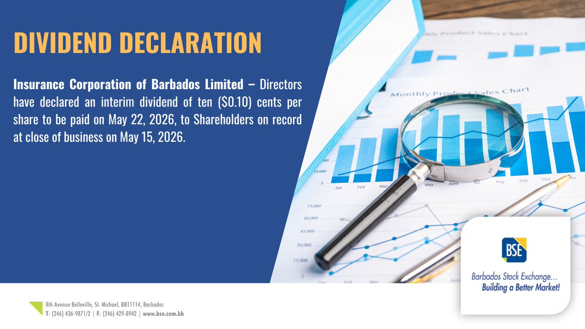 B'dos Stock Exchange tweet media