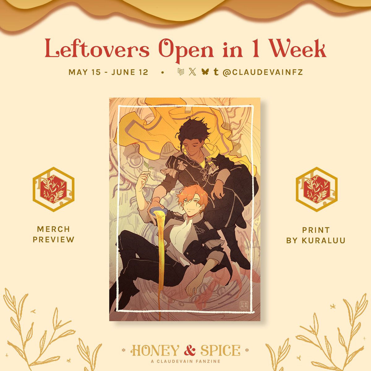 Honey & Spice: A Claudevain Fanzine tweet media