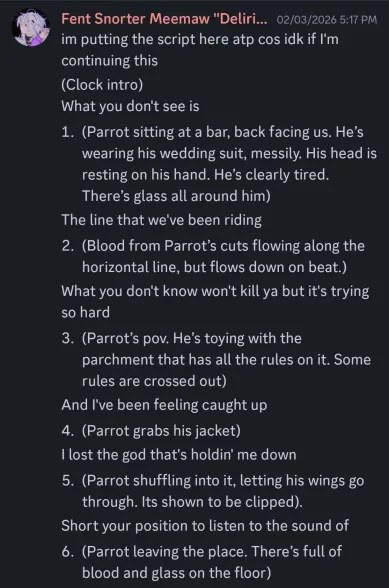 ChroIsLost's tweet photo. Note: I spedran all this in 24 hours back in December 2024 and then ⚰️ (once I learn how to tween its over for everybody)

Script 1/2 https://t.co/RY17mrUHm5