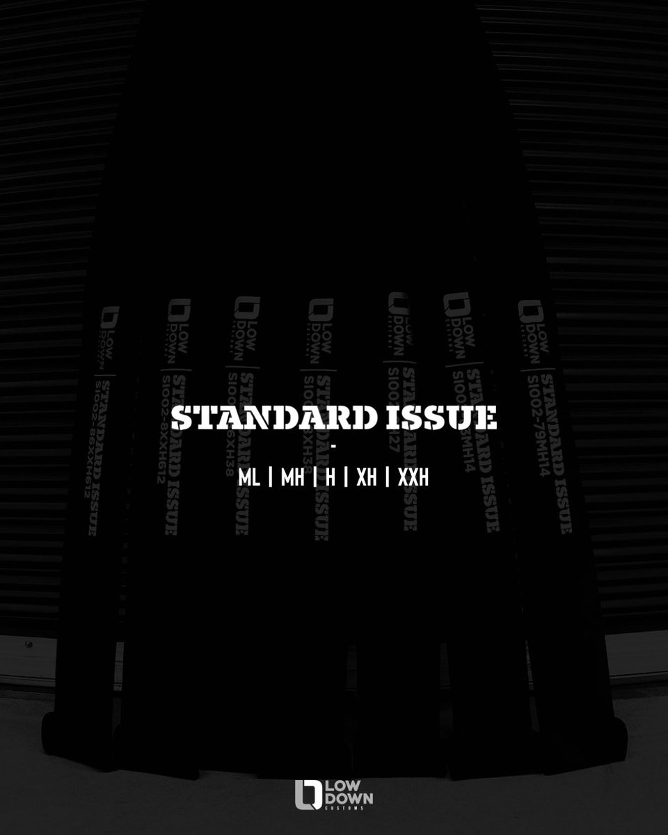 lowdowncustoms's tweet photo. [] Standard Issue
(available now)

• 7’6” / 7’9” /  8’ /  8’3” / 8’6”
[ML | MH | H | XH | XXH]
#theldcworkshop #lowdowncustomrods https://t.co/OmChpDoxK9