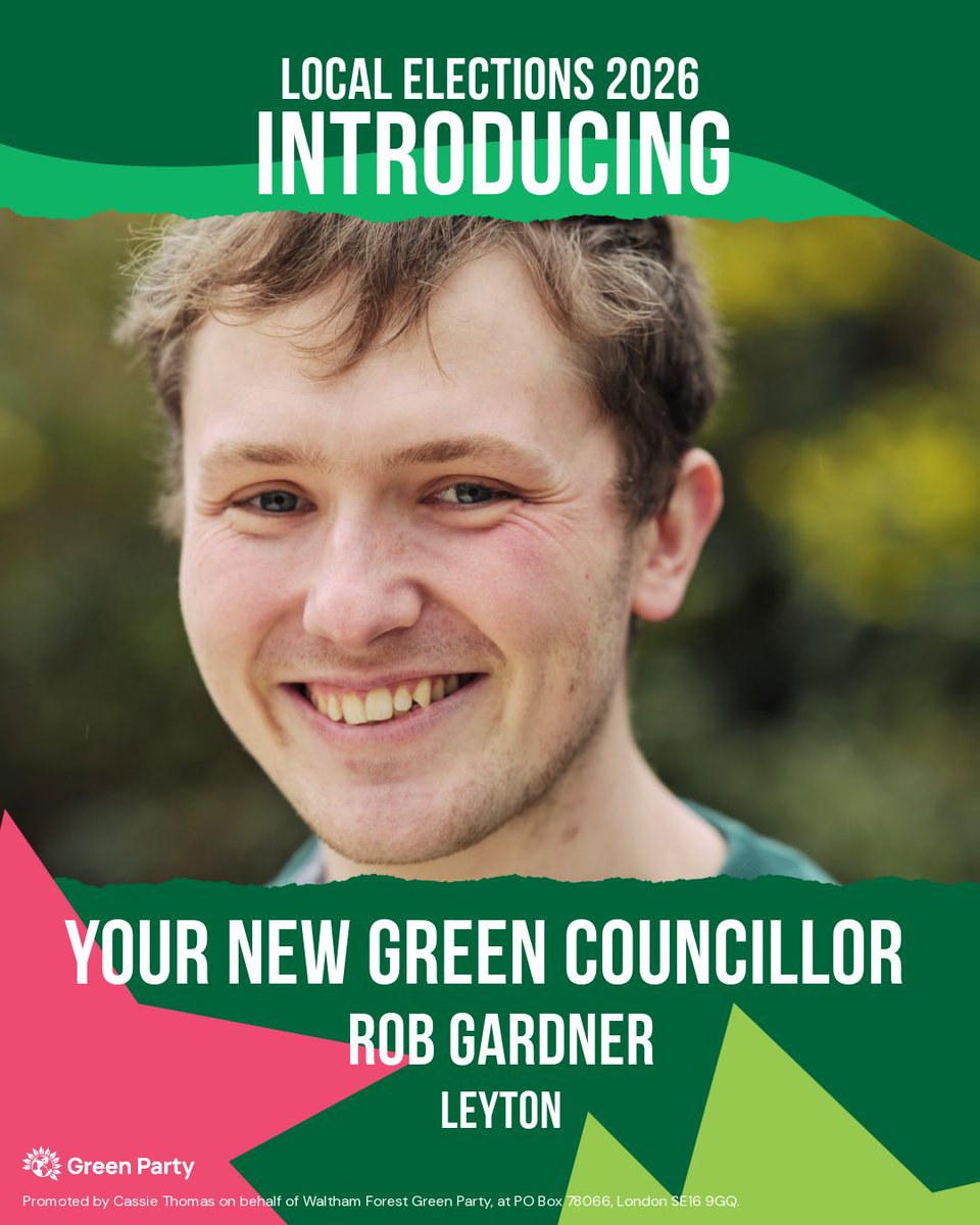Waltham Forest Green Party tweet media