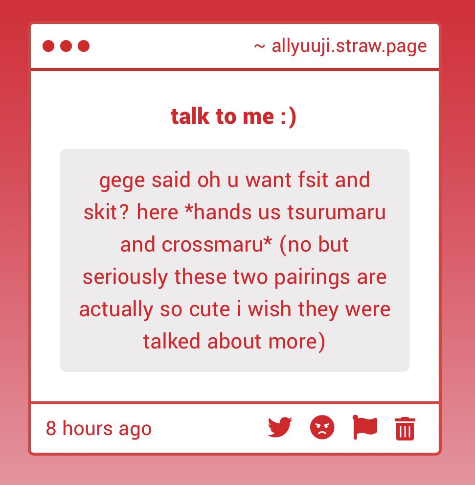 i mean they are cute, i just don’t care for them much bc it’s not yuuji lol