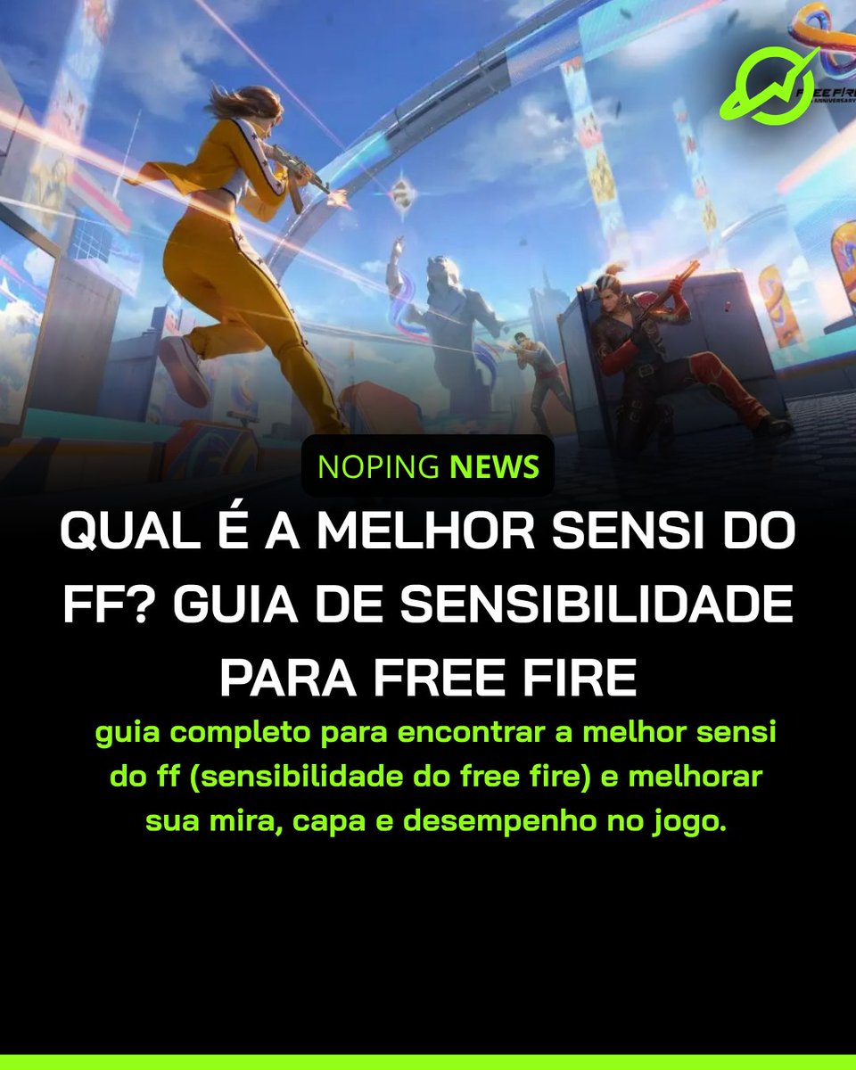 NoPingEsports's tweet photo. quer melhorar sua mira no free fire? descubra a melhor sensi e otimize seu desempenho no jogo. acesse: https://t.co/sBzFGFGX0f https://t.co/SbjEFrHgoe