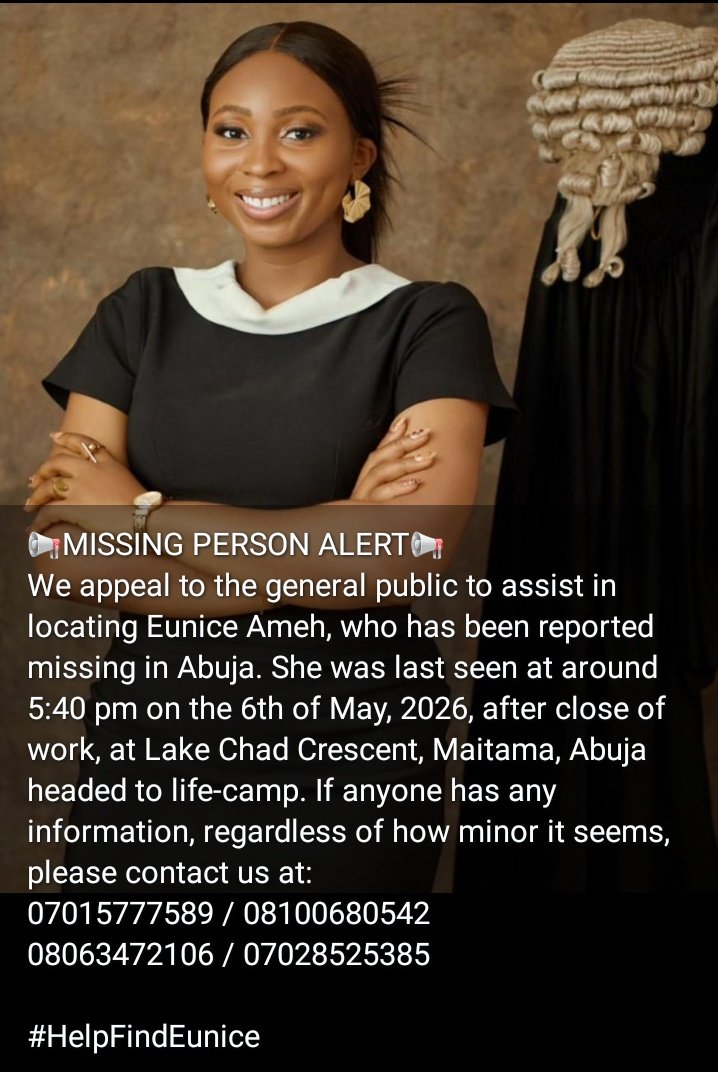 ⚠️ #HelpFindEunice