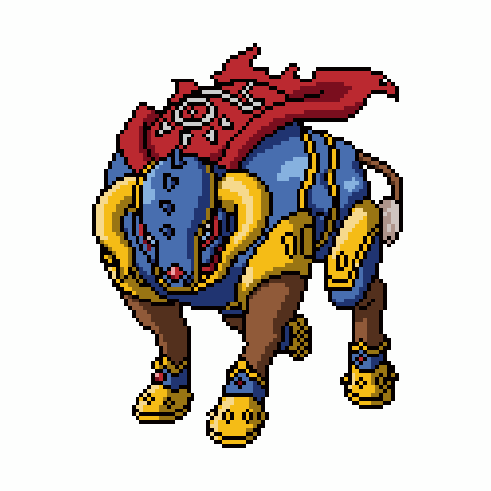 NOROCI2's tweet photo. I made Bullmon sprites for Pokemon fan games.

#sprites #pixelart #digimon #digimonsprites #digimonsprite #digimonadventure02 #pokemonsprites #bullmon #wormmon https://t.co/fDKxLJI9oA