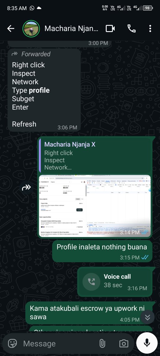 Brian_Machari7's tweet photo. @Kibet_bull @njanja_dennis Mkora alitaka kuniosha Handshake through endless calls bila escrow.kumshow stori na meet up akapotea. Duanzi anajionanga mjanja kushinda watu. Do business with him at your own risk! https://t.co/R5ICPtEZrY