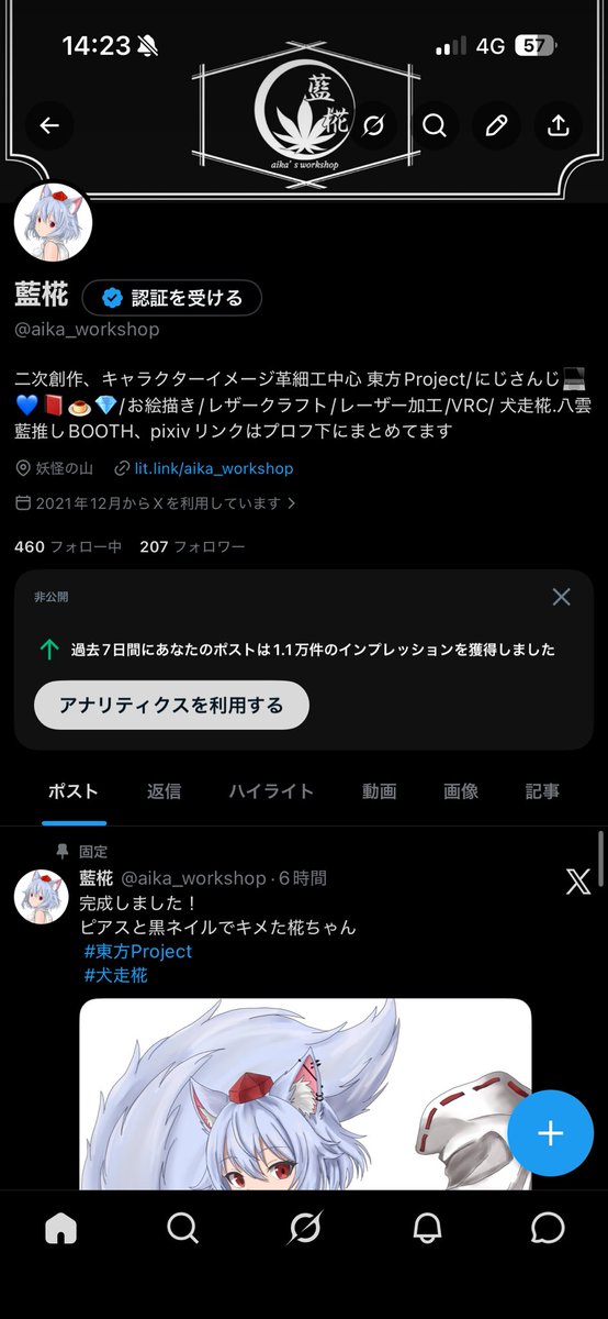 藍椛 tweet media
