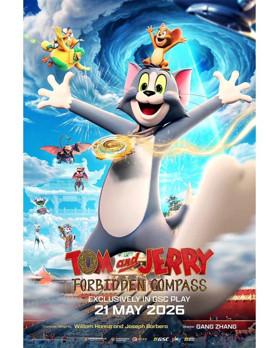 GSCinemas's tweet photo. Your childhood memories are back on the big screen 🐱🐭✨

Don’t miss #TomAndJerryForbiddenCompass, now showing exclusively at GSC Play Hall & GSC Mid Valley KL today 🧭🎬

Bring your kids and family along for a fun-filled adventure and secure your best seats now 🍿💥

#TomAndJerry #GSCPlay #ForbiddenCompass