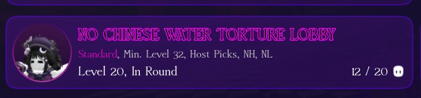 Strange Nullscape Lobby Names tweet media