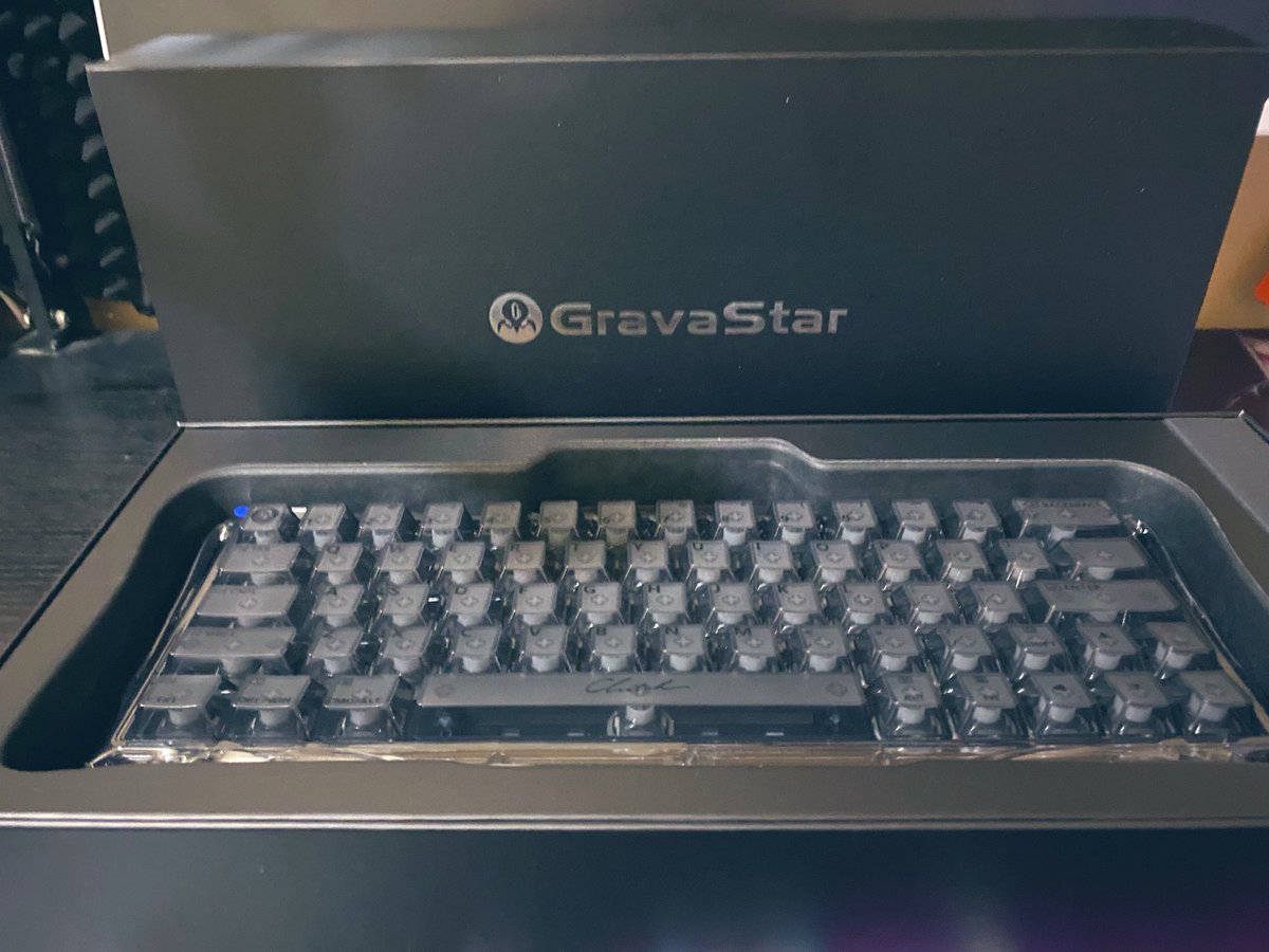 My New Gear GravaStar MERCURY V60 オニキスクリスタル ガチでイケ