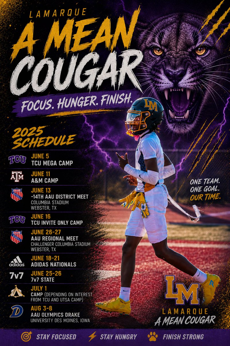 theonlyyjp's tweet photo. Looking forward to a productive summer. This I where I will be! Interested? Let me know!🔒 

@M_Bure @coach_asuega @mgoode20 @CoachPappalardo @coachmac_22 @CoachDrayden @LM_CoogFootball @GPowersScout @Marchen44 @jackson_dip @priority11fb https://t.co/6ycxYU9LpF