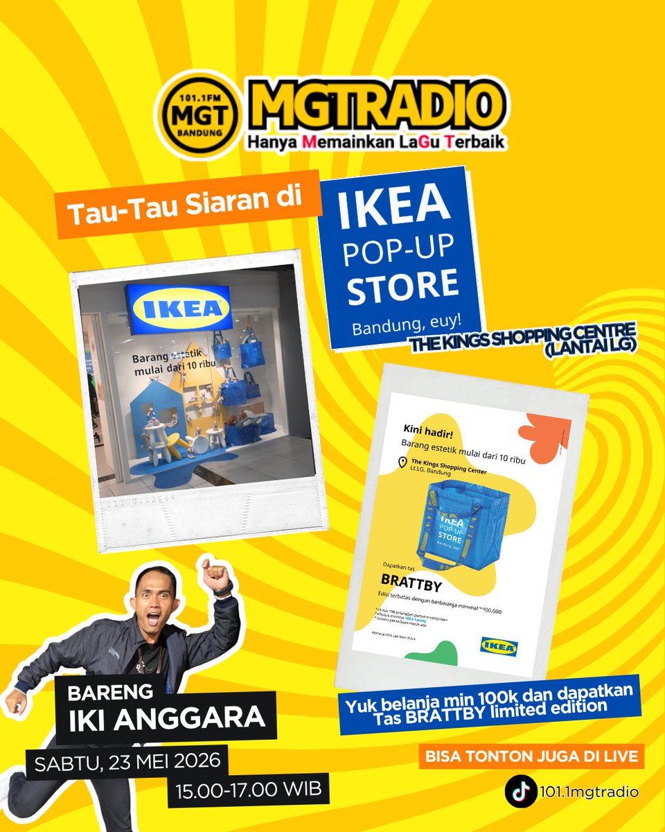 101.1 MGTRADIO Bandung tweet media