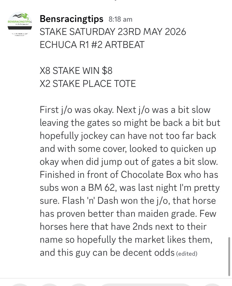 Ben's 🐎Racing Tips tweet media