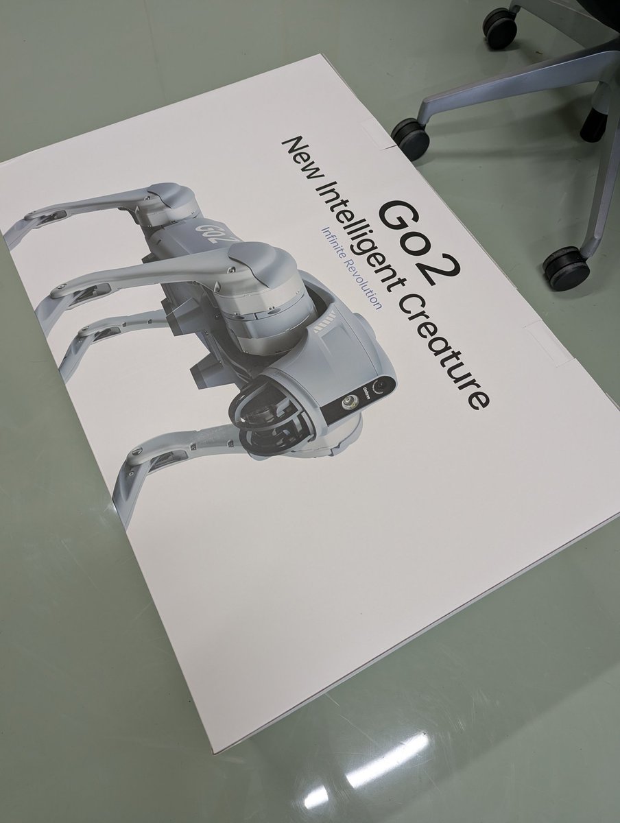 hallegamelab's tweet photo. Unitree Go2を買いました！
ロボットを使ったゲームを作っていきます。 https://t.co/PrNQTkW48e