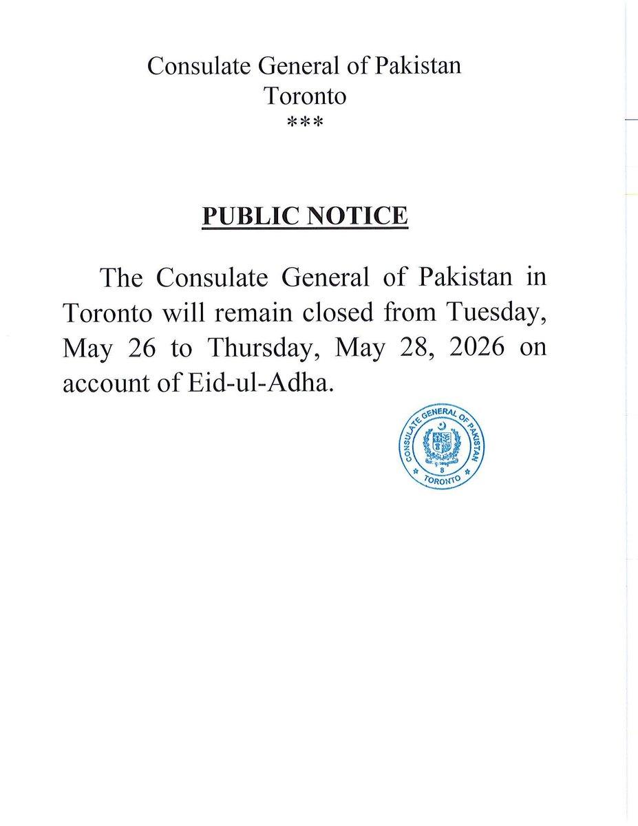 Pakistan Consulate General Toronto tweet media