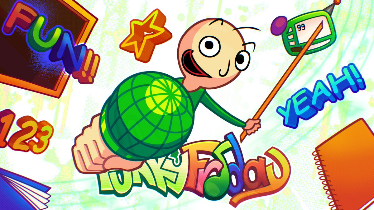 Baldi's Basics In Funkin' tweet media
