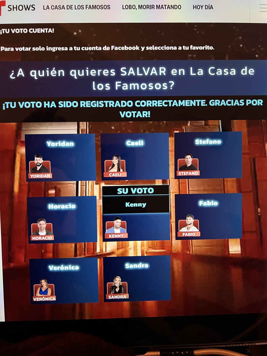 Turcios_X43's tweet photo. Vamos votando por los nuestros no paremos #GuerrerosdelaLuz #LCDLF6 #TeamPancheri #TeamKenny #TeamVeronica https://t.co/qdP2ERRYWq