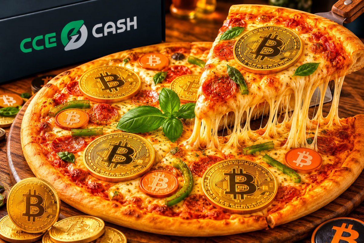 Cce_Cash's tweet photo. On this day in 2010, Laszlo Hanyecz spent 10,000 $BTC on two pizzas. 🍕

Back then: just dinner.
Today: legendary.

Every Bitcoin transaction writes history.

Happy Bitcoin Pizza Day 🍕₿ https://t.co/c24riMeYb2