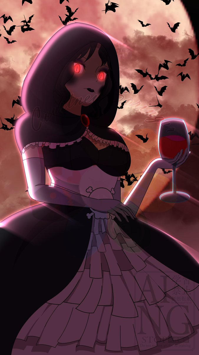 CSpringer205's tweet photo. I've created a few goth OCs, so I had to go with my vampire OC Vex's mother and draw her for World Goth Day.
#UltimateArmageddon #TreyLingAndFriends #OC #ocart #ocartist #vampireoc #myoc #digitalart https://t.co/wX1AT8C5Fu