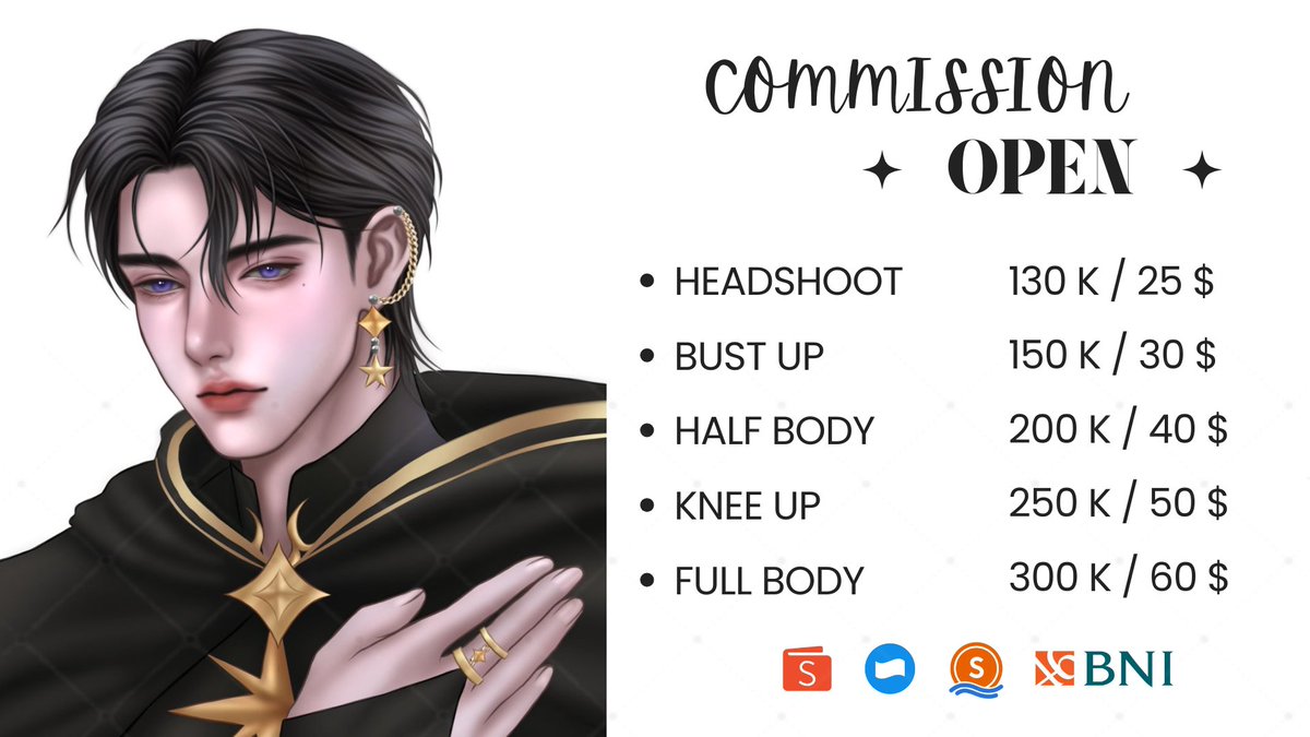 HAN || OPEN COMMISSION tweet media
