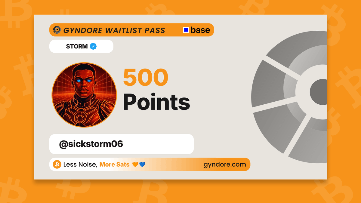 sickstorm06's tweet photo. Secured my spot on the @Gyndore waitlist.

Already stacking. It pays to be early.

Join now &amp; claim your points → https://t.co/rQPkorg12m https://t.co/WK4i9dZToa